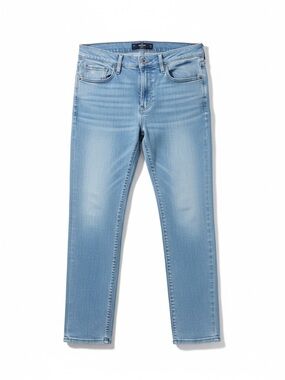 Hollister Light Blue Women’s Cropped Jeans